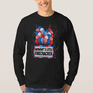 Mommy's Little Firecracker Fourth Of July T-Shirt