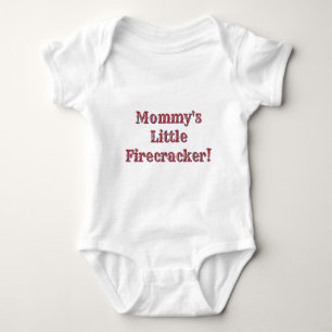Mommy's Little Firecracker! USA 250 Fireworks Hoo Baby Bodysuit