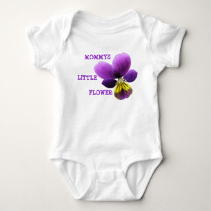 Mommys Little Flower Customizable Baby Clothing Bodysuit