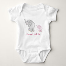 Mommy's Little Girl Elephant T-Shirt