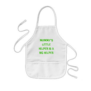 MOMMY'S LITTLE HELPER IS A BIG HELPER apron