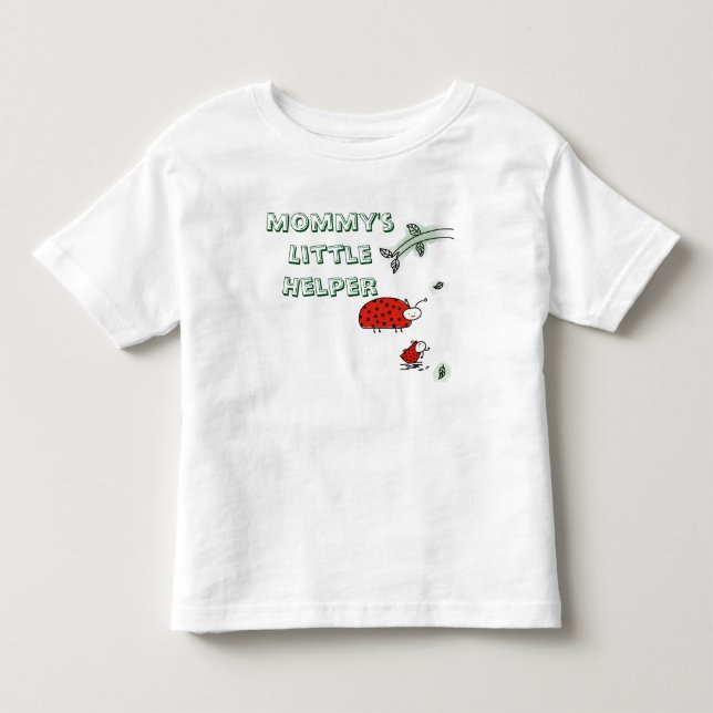 Mommy's little helper Lady bug cool custom shirt (Front)