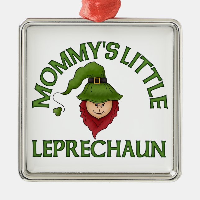 Mommy's Little Leprechaun Keepsake Ornament (Front)