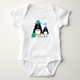 Mommy's Little Man. Little Penguin Baby Bodysuits