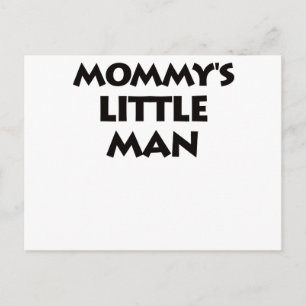 Mommy's Little Man Postcard