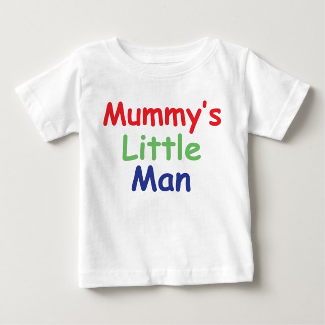 Mommy's Little Man T Shirt (Front)