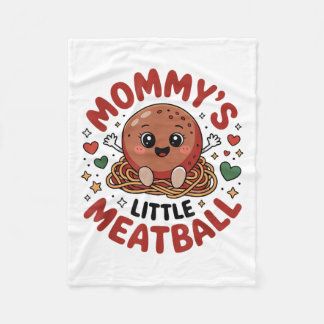 Mommys Little Meat Cute Baby Darling Love Motherho Fleece Blanket