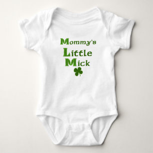 Mommy's Little Mick Funny Irish Baby Shirt