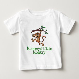 Mommy's Little Monkey Baby T-Shirt