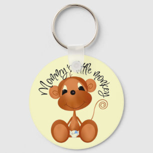 Mommy's Little Monkey - Boy Tshirts and Gifts Keychain