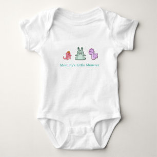 Mommy's Little Monster Baby Bodysuit