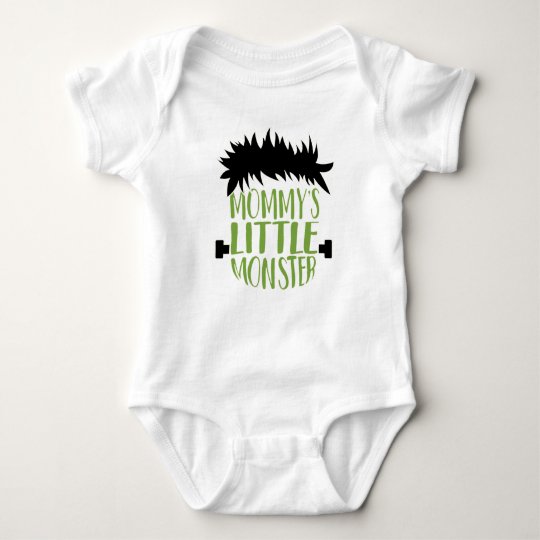 Mommy's Little Monster Halloween Baby Bodysuit