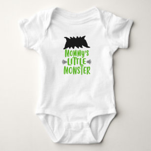 Mommy's Little Monster Halloween Baby Bodysuit