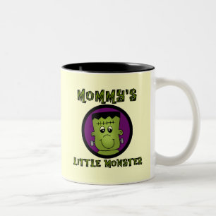Mommy's Little Monster T-shirts and Gifts Two-Tone Coffee Mug