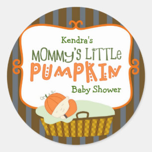 Mommy's Little Pumpkin Stickers