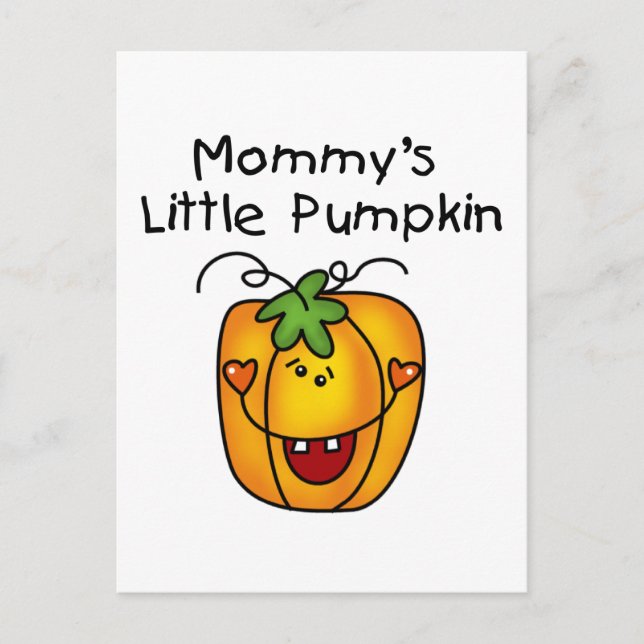 Mommy's Little Pumpkin T-shirts and Gifts Postcard (Front)