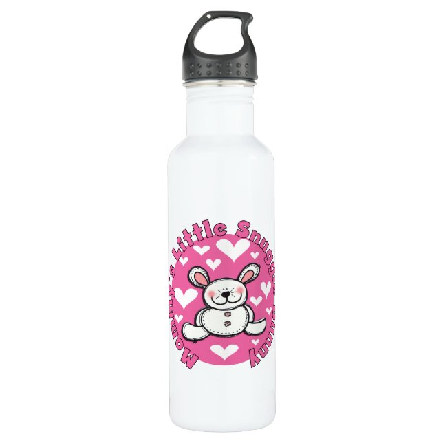 Mommy's Little Snuggle Bunny 710 Ml Water Bottle (Front)
