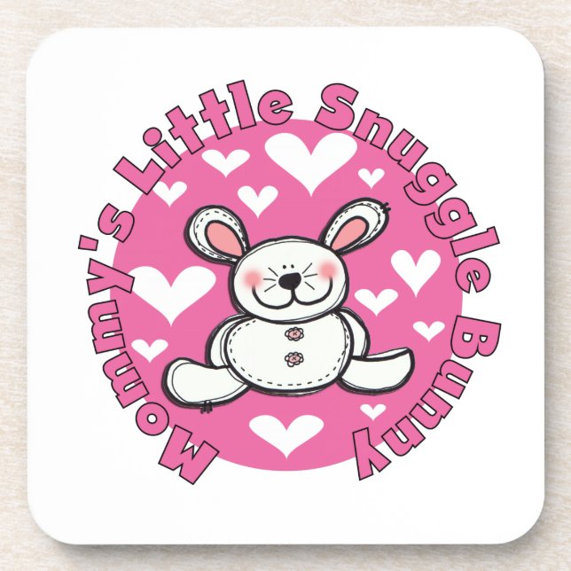Mommy's Little Snuggle Bunny Coaster (Front)