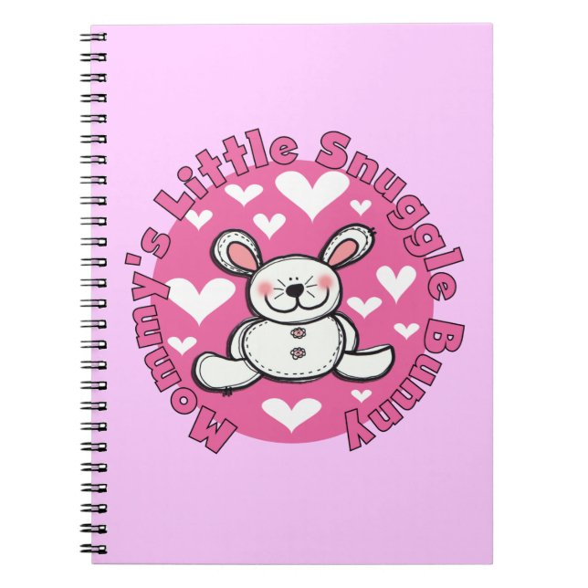 Mommy's Little Snuggle Bunny Notebook (Front)