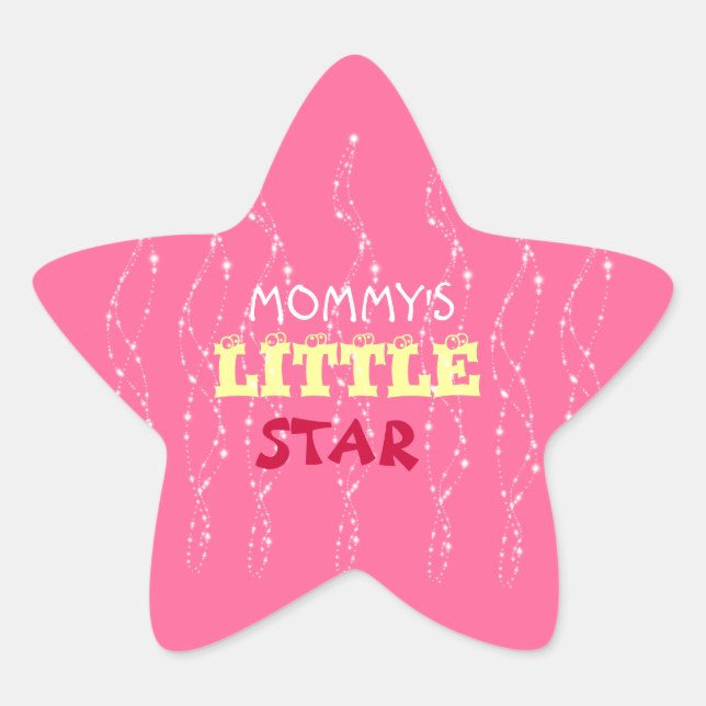 MOMMY'S LITTLE STAR STICKERS (Front)