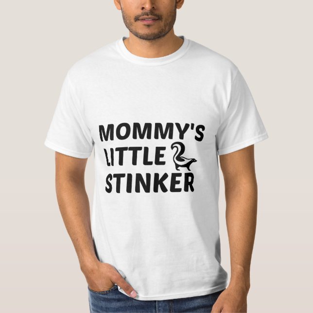 MOMMY'S LITTLE STINKER SKUNK T-Shirt (Front)