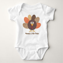 Mommy's Little Turkey Baby Shirt