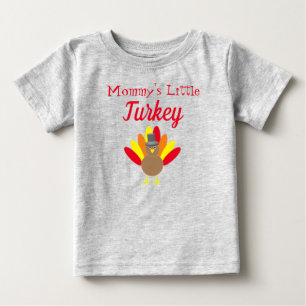 Mommy's Little Turkey Baby T-Shirt