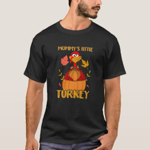 Mommy's Little Turkey Family Matching Mom Thanksgi T-Shirt
