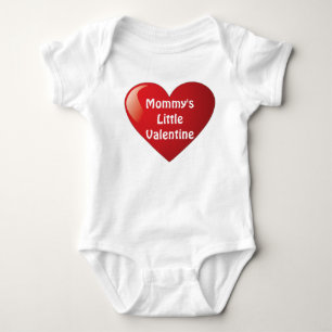 Mommy's Little Valentine Diaper Shirt