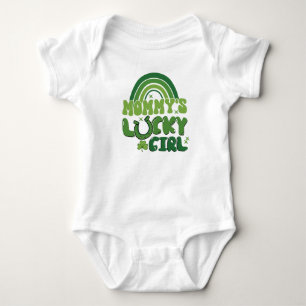 Mommy's Lucky Irish Girl Toddler Kids  Baby Bodysuit