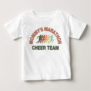 mommy's marathon cheer team baby T-Shirt