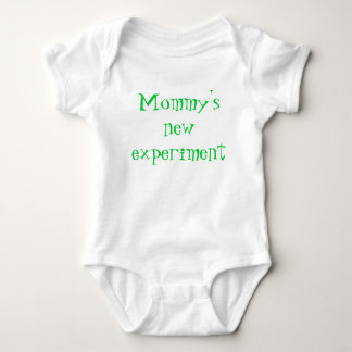Mommy's new experiment baby bodysuit