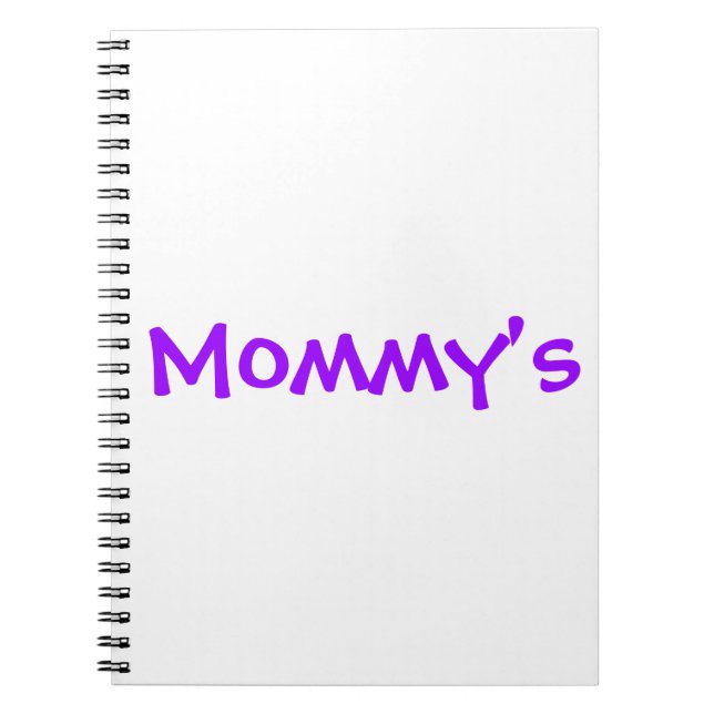 MOMMY'S NOTEBOOK (Front)