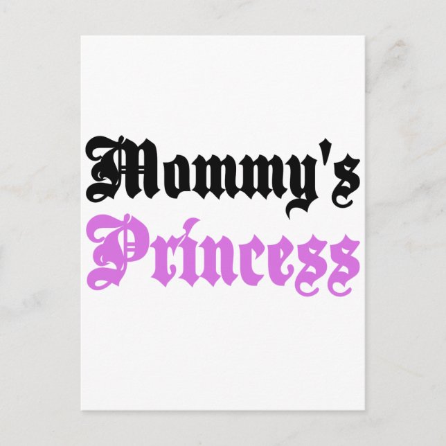 Mommy's Princess Postcard (Front)
