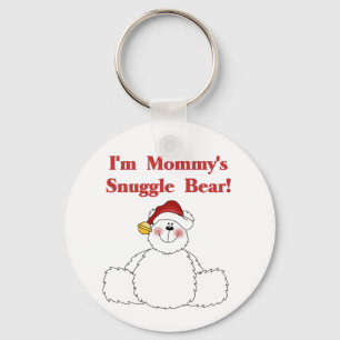 Mommy's Snuggle Bear T-shirts and Gifts Keychain