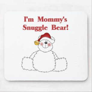 Mommy's Snuggle Bear T-shirts and Gifts Mouse Pad