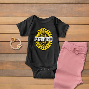 Mommy's Sunshine Sunflower Baby Bodysuit