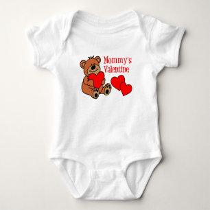 Mommy's Valentine Baby Bodysuit