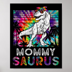 Mommysaurus Dinosaur Mommy Saurus Family Matching  Poster