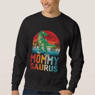 MommySaurus T Rex Dinosaur Saurus Family Matching Sweatshirt
