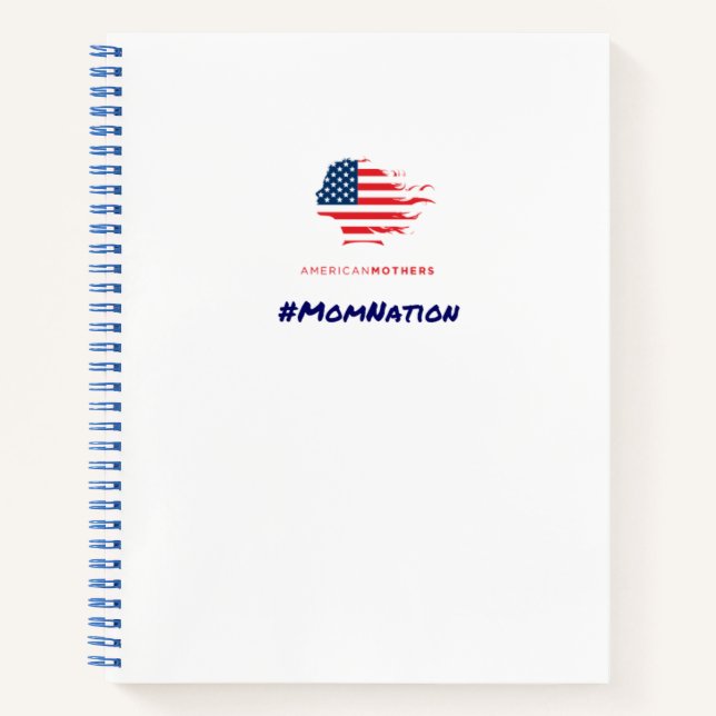 #MomNation Spiral Notebook (Front)