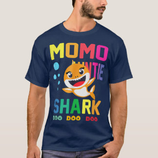 Momo Shark Momo Shark Lover Family Mothers Day 57 T-Shirt