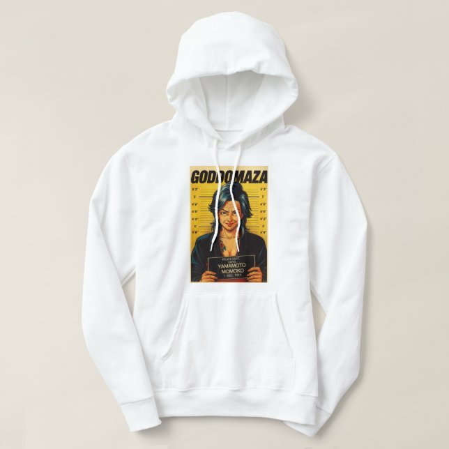 MOMOKO MUGSHOT VINTAGE HOODIE  (Design Front)