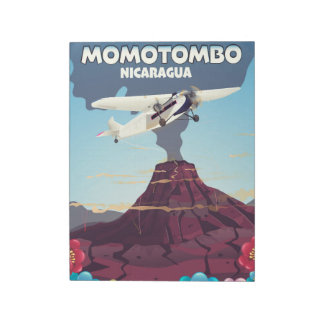 Momotombo Nicaragua volcano travel Notepad