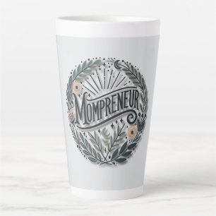 Mompreneur Themed Latte Mug