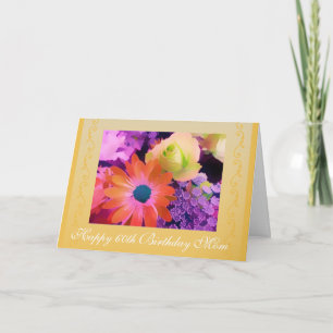Mom's 60th birthday roses card