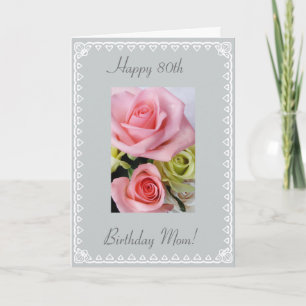 Mom's 80th Birthday Card