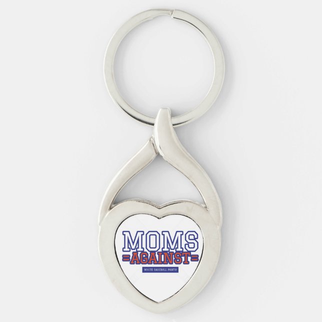 Moms Against White Pants Keychain (Front)