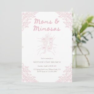 Moms and Mimosas Mother’s Day Brunch Invitation