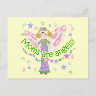 Moms Are Angels T-shirts and Gifts Postcard